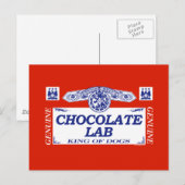 Chocolade Lab Briefkaart (Voorkant / Achterkant)