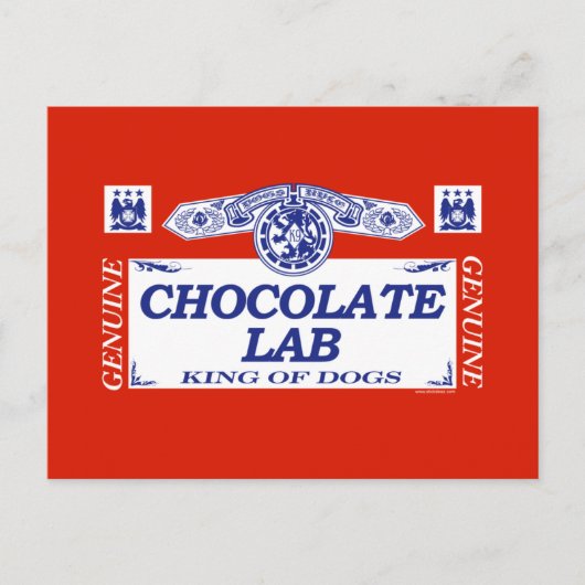 Chocolade Lab Briefkaart (Voorkant)