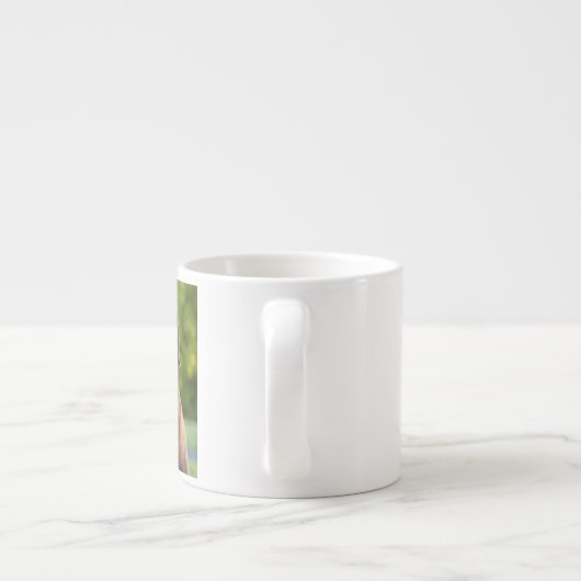 Chocolade Lab Dog Espresso Kop (Achterkant)