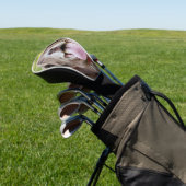 Chocolade Lab Dog Golfheadcover (Insitu)