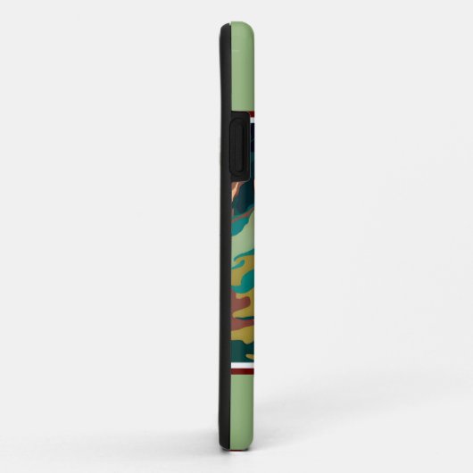 Chocolade Lab Dog op Camouflage Case-Mate iPhone Case (Achterkant/rechts)