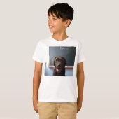 Chocolade Lab Dog T-Shirt (Voorkant volledig)