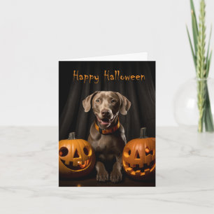 Chocolade Lab Halloween Kaart