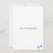 Chocolade Lab Hond Gepersonaliseerd Gelukkige Verj Kaart (Achterkant)