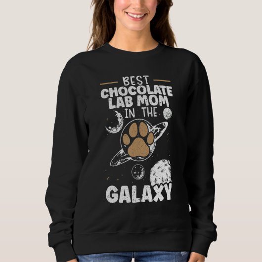 Chocolade Lab Hond Moeder Retriever Lab Hond Trui (Voorkant)