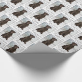 Chocolade Lab Kerst wrapping papier (Hoek)