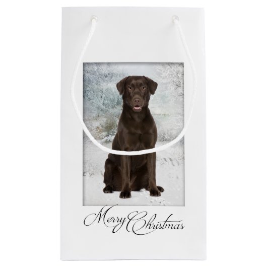 Chocolade Lab kerstcadeau Klein Cadeauzakje (Achterkant)