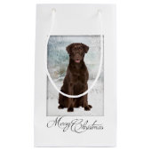 Chocolade Lab kerstcadeau Klein Cadeauzakje (Voorkant)