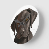 Chocolade Lab-klok Ronde Klok (Hoek)