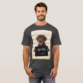Chocolade lab Labrador Dog mok heeft slechte hond  T-shirt (Voorkant volledig)