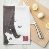 Chocolade Lab, labrador Retriever, bruin Theedoek (Quarter Fold)