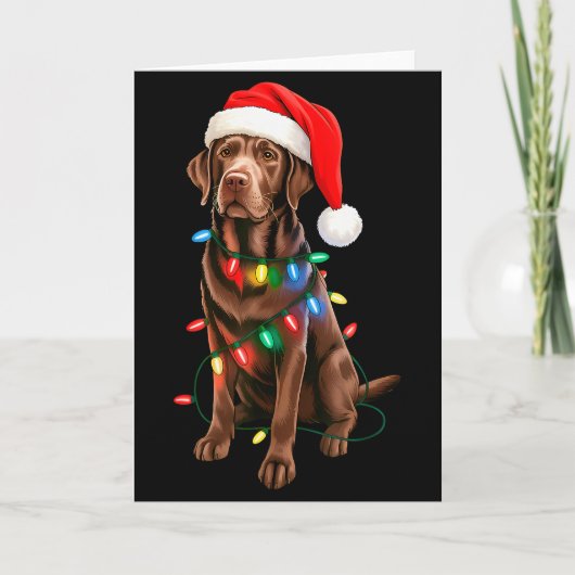 Chocolade Lab Labrador Retriever Mannen Vrouwen Ki Kaart (Voorkant)
