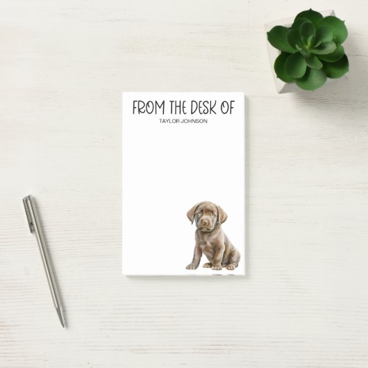 Chocolade Lab Lover Post-it® Notes (Kantoor)