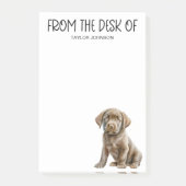 Chocolade Lab Lover Post-it® Notes (Voorkant)