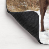 Chocolade Lab Mousepad Muismat (Hoek)