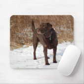 Chocolade Lab Mousepad Muismat (Met muis)