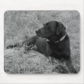 Chocolade Lab Mousepad Muismat (Voorkant)