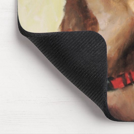 Chocolade Lab Mousepad Muismat (Hoek)
