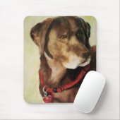 Chocolade Lab Mousepad Muismat (Met muis)