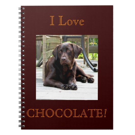 Chocolade Lab Notitieboek (Voorkant)