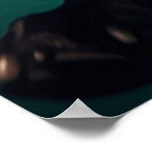 Chocolade Lab onderwater duiken Poster (Hoek)