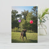 Chocolade Lab Party uitnodiging (Staand voorkant)