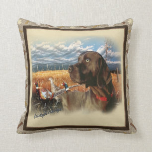 Chocolade Lab Pillow Kussen