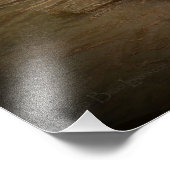 Chocolade Lab Pit Mix Dog Digging Foto Afdruk (Hoek)