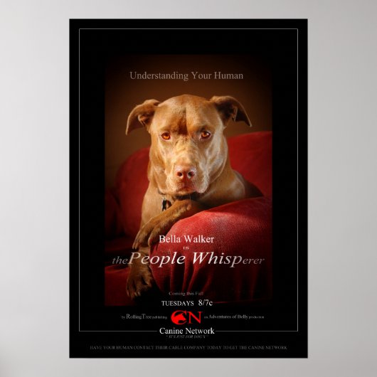 Chocolade Lab Pit Mix Dog Movie Poster (Voorkant)
