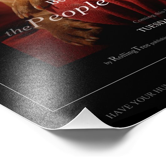 Chocolade Lab Pit Mix Dog Movie Poster (Hoek)