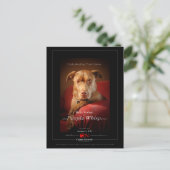 Chocolade Lab Pit Mix Dog Movie Poster Briefkaart (Staand voorkant)