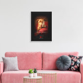 Chocolade Lab Pit Mix Dog Movie Poster Canvas Afdruk (Insitu (Woonkamer))