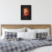 Chocolade Lab Pit Mix Dog Movie Poster Canvas Afdruk (Insitu (Slaapkamer))