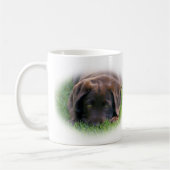Chocolade Lab Puppy Koffiemok (Links)