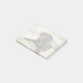 Chocolade Lab Puppy Post-it® Notes (Schuin)