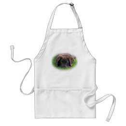 Chocolade Lab Puppy Standaard Schort