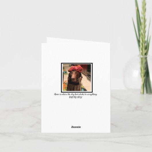 Chocolade lab schoonheid kaart (Achterkant)