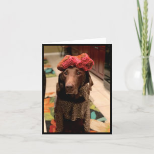Chocolade lab schoonheid kaart