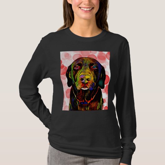 Chocolade Lab Scoop T-shirt (Voorkant)