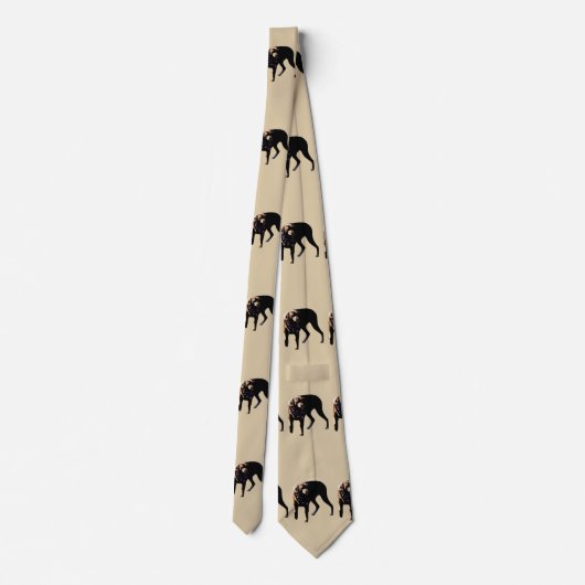 Chocolade Lab Stropdas (Achterkant)