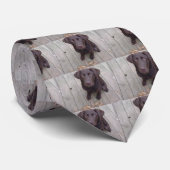 Chocolade Lab Stropdas (Opgerold)