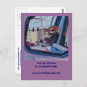 Chocolade Lab ・ Uit het venster ・ Briefkaart schil (Voorkant / Achterkant)