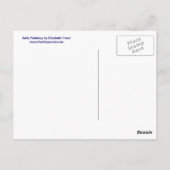 Chocolade Lab ・ Uit het venster ・ Briefkaart schil (Achterkant)