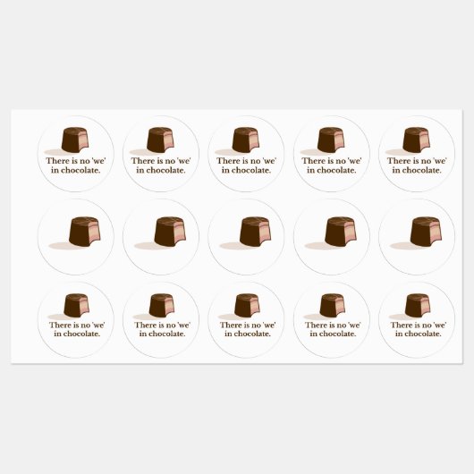 Chocolade Labels (Vel)