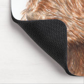 Chocolade Labradoodle #2 Mousepad Muismat (Hoek)