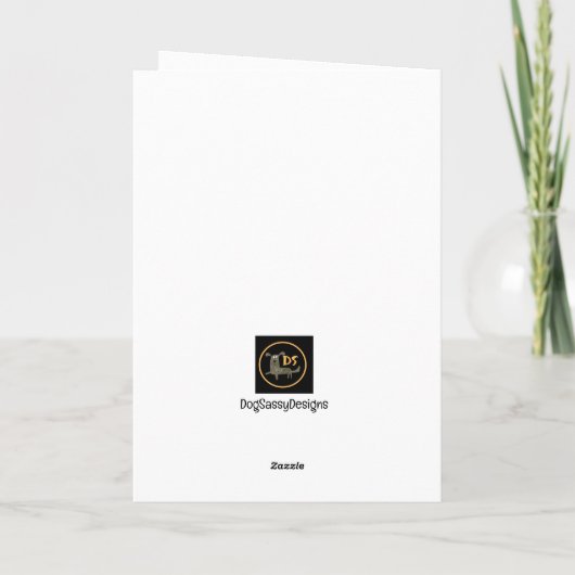 Chocolade Labrador Beste Moeder Aangepaste Valenti Feestdagen Kaart (Achterkant)