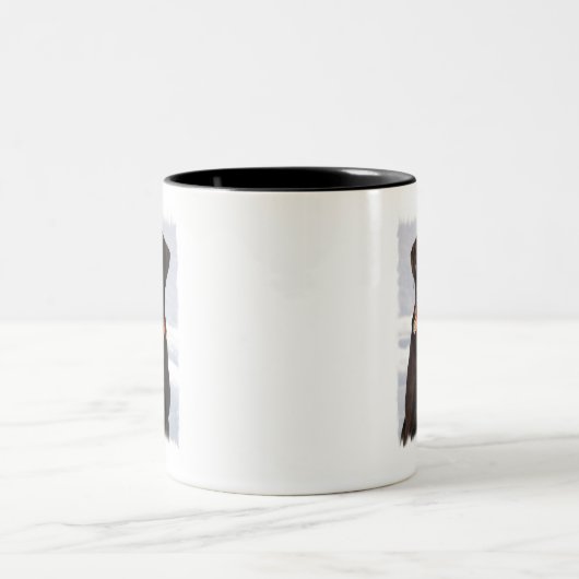 Chocolade Labrador Coffee-Mok Tweekleurige Koffiemok (Center)