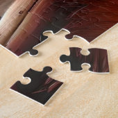 Chocolade Labrador en Lake Legpuzzel (Zijkant)