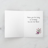 Chocolade Labrador en Stocking Moederdag Kaart (Binnen)