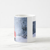 Chocolade Labrador Hond in Sneeuw Kerstmis Auto Koffiemok (Center)